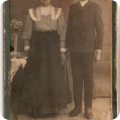 Szerelmes pár 1912 körül: Basa Anna (1893-1982) és Ézsiás Lukács (1893-1972)